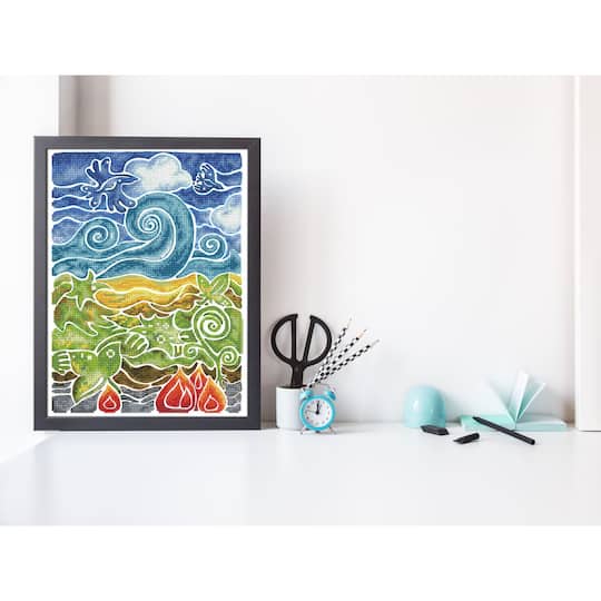Simply Dotz® Intermediate Natural Wonders Mosaic Diamond Painting Kit